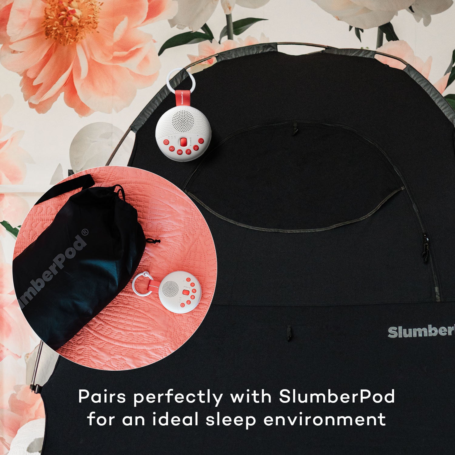 SlumberCalm Portable Shusher & White Noise Machine