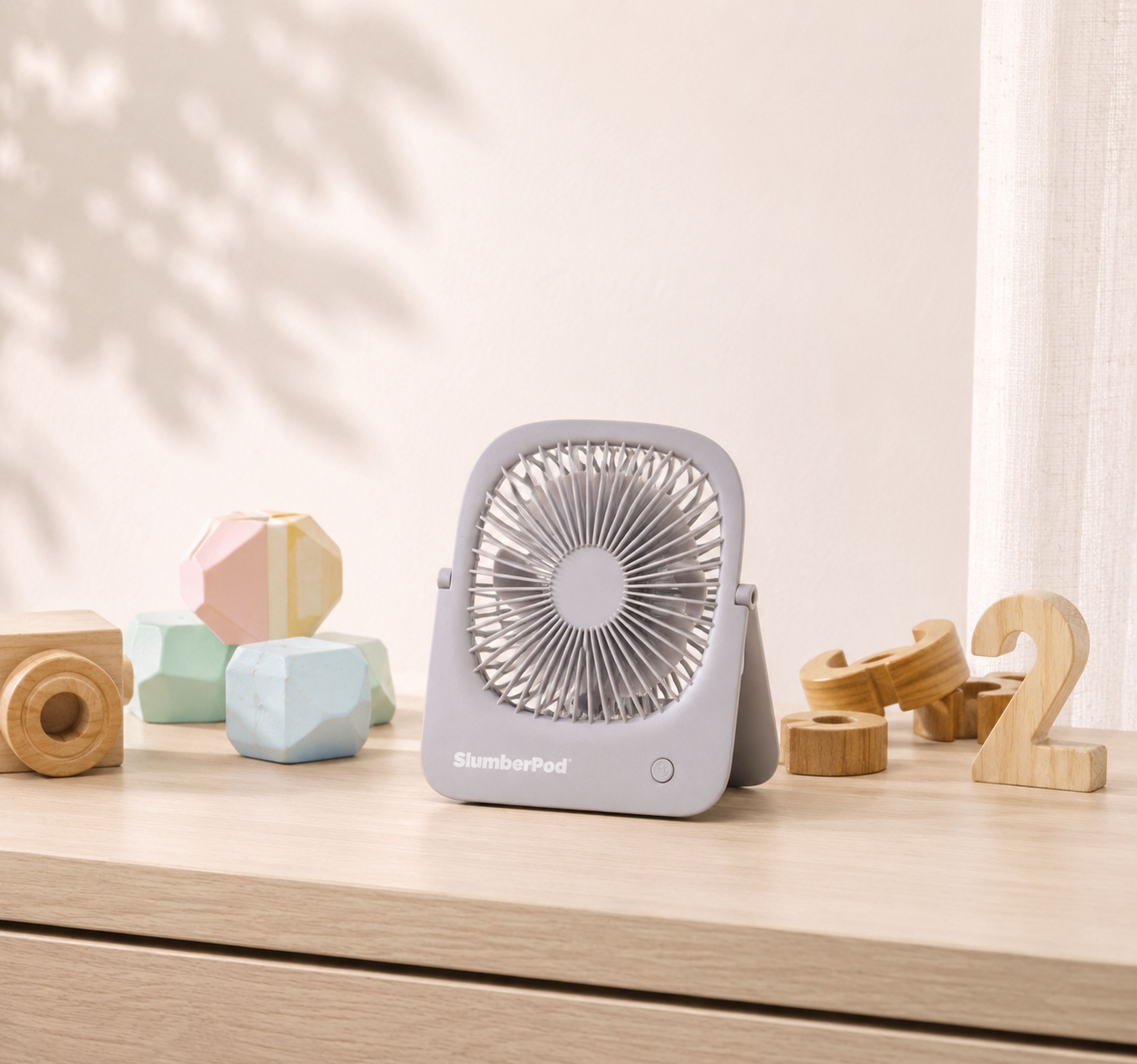 SlumberPod Mini Fan - Grey